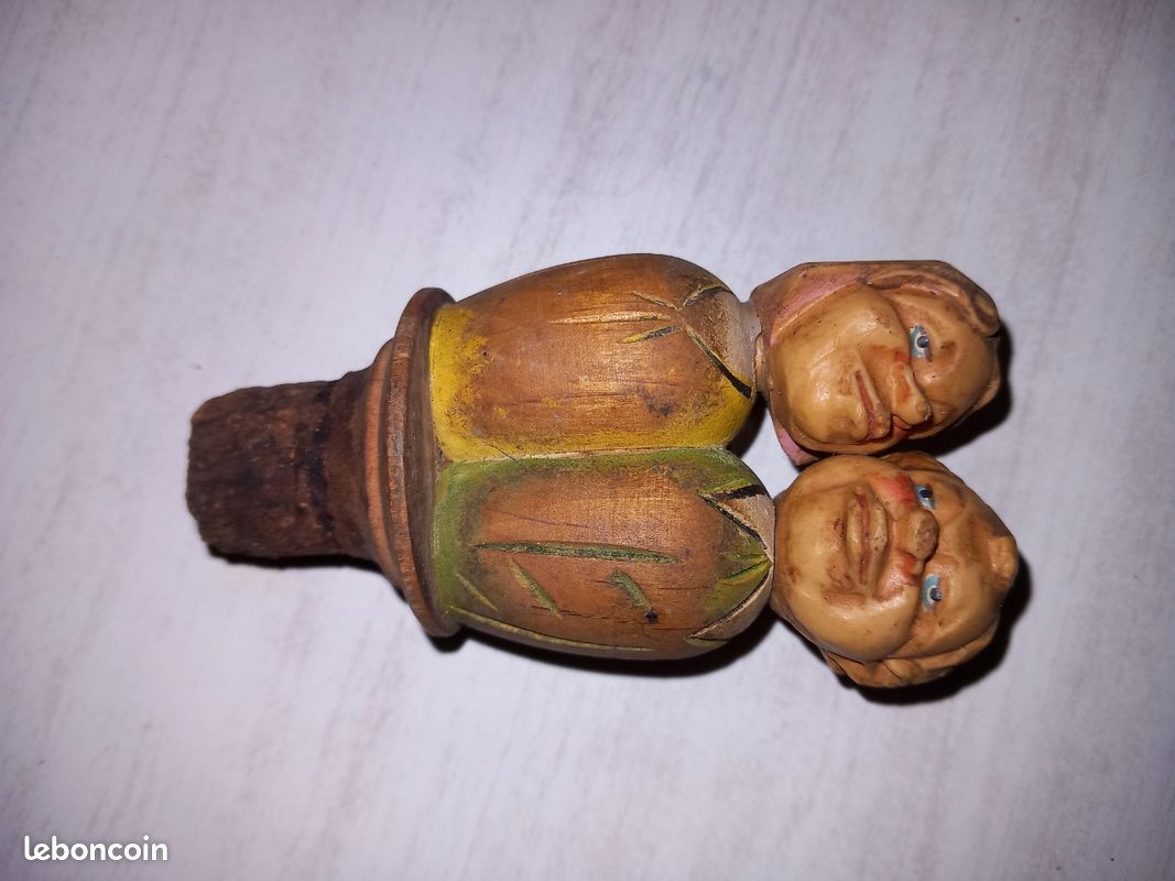 Objet insolite rare bois dure buis (image 1)