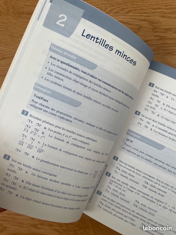 Tests de cours Physique PCSI (image 3)