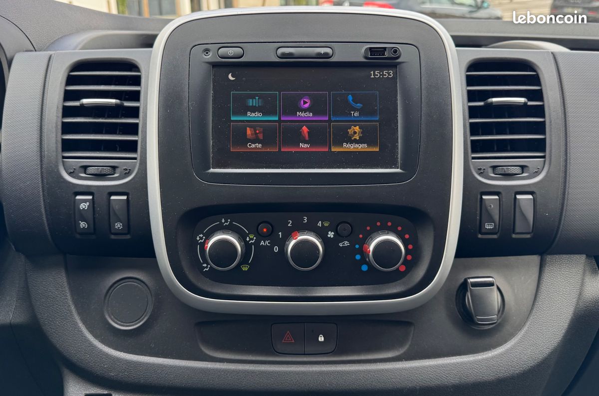 RENAULT TRAFIC COMBI 9 places 1.6 DCI 120 L2 ZEN / TVA Récupérable / DOUBLE PORTE LATERALE (image 23)