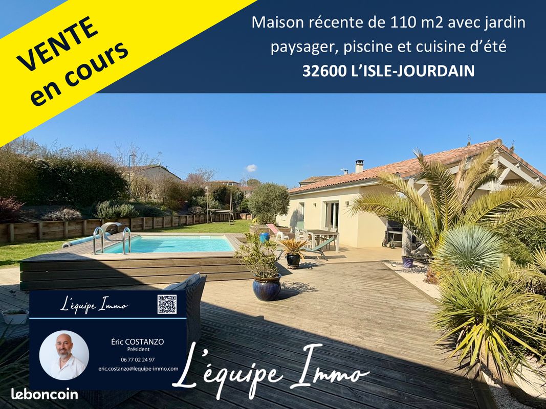 Maison 5 pièces 110 m² · à L'Isle-Jourdain · 110 m² · 375 000 €