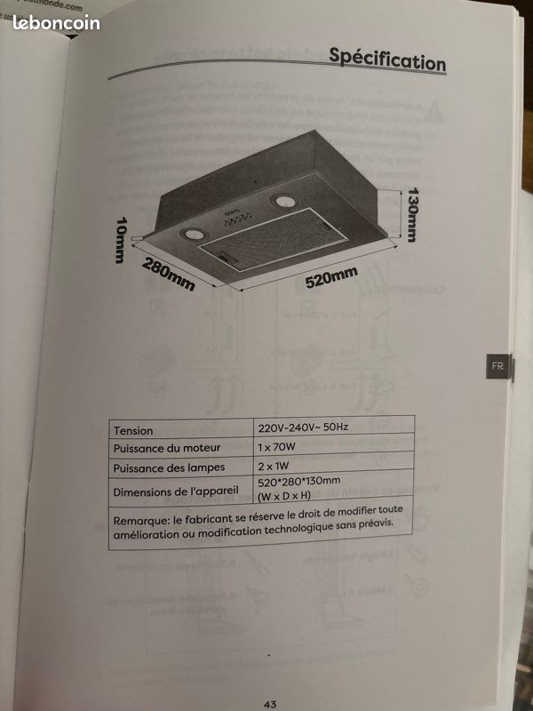 Hotte encastrable + plaque induction (image 5)