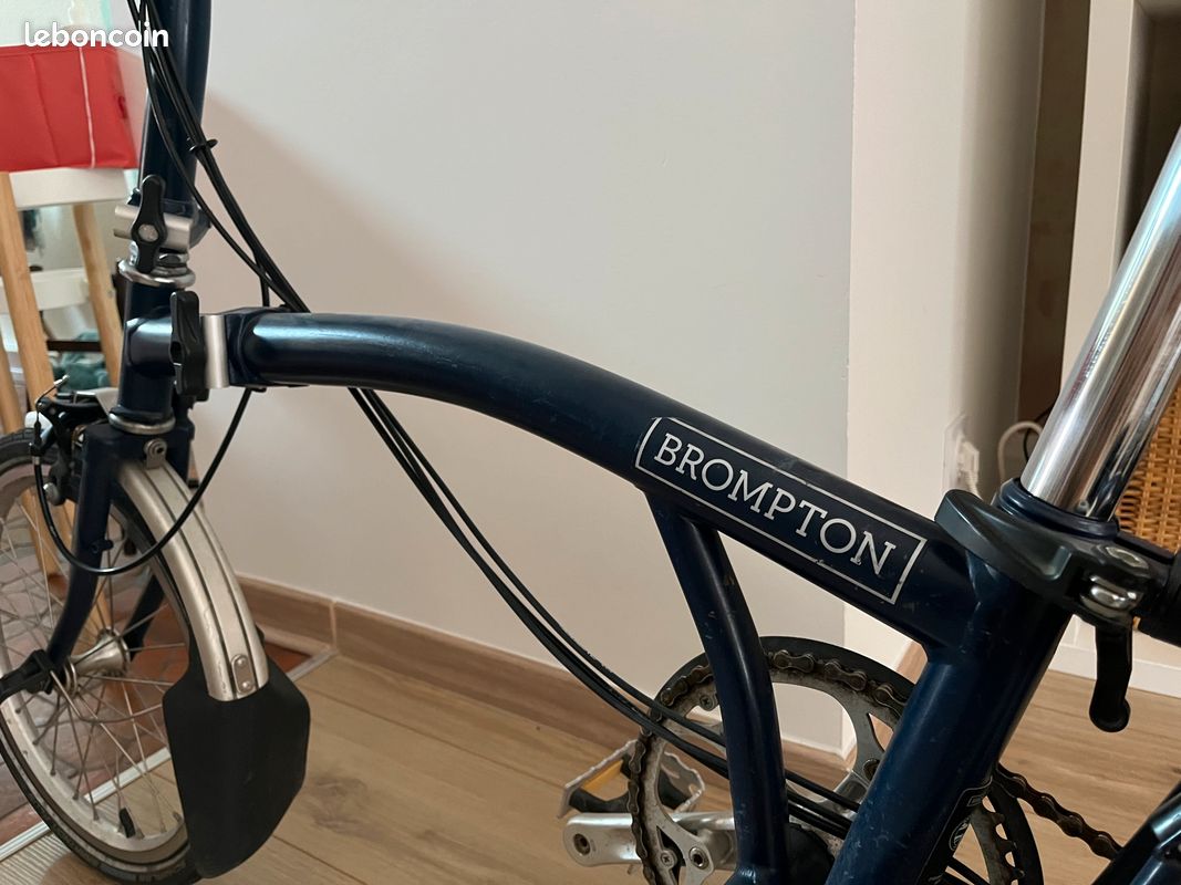 Brompton - C-Line M6L Bleu (porte bagage + Marathon Plus) (image 3)