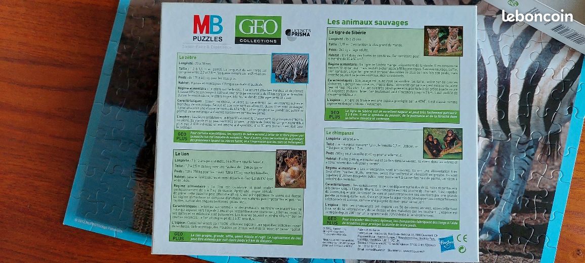 Puzzle Zèbres (image 2)