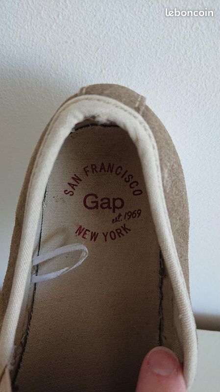 Paire de sneakers plates beige Gap pointure 39 - danayel (image 3)
