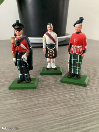 Lot De 6 Figurines Militaires écossaises William Grant's, Collection Plomb 54mm