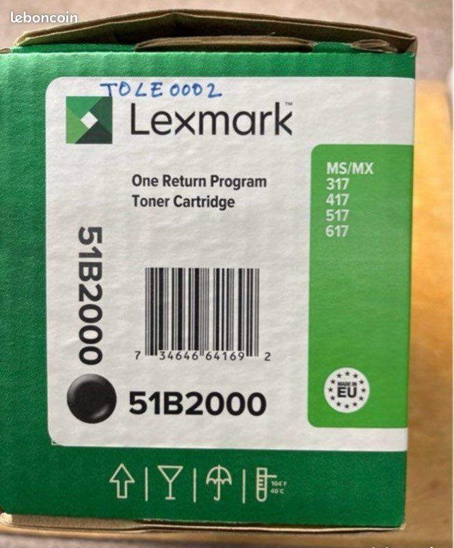 Cartouche D'encre Originale Lexmark N°41 - Couleur - Modèle 18cx781e - Neuf Sous Blister