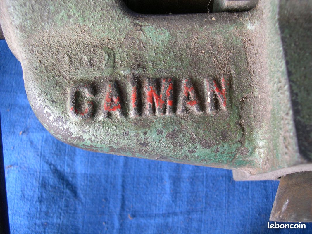Étau D'établi Parallèle Professionnel Caiman - Tournant - Occasion - Vert