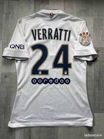 Flocage Officiel PSG Verratti N°6 - Maillot Domicile 2020/2021 - Neuf Sans Boîte