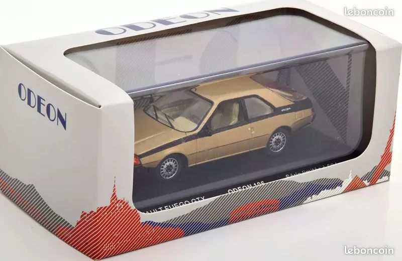 RENAULT FUEGO GTX 1/43 IXO pour ODEON