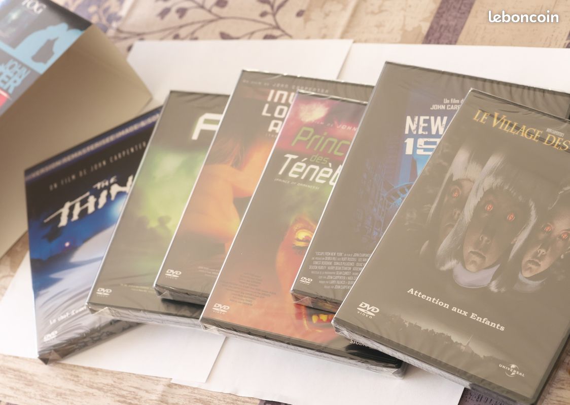 Coffret rare 6 films John Carpenter The Thing - The Fog - etc (image 3)