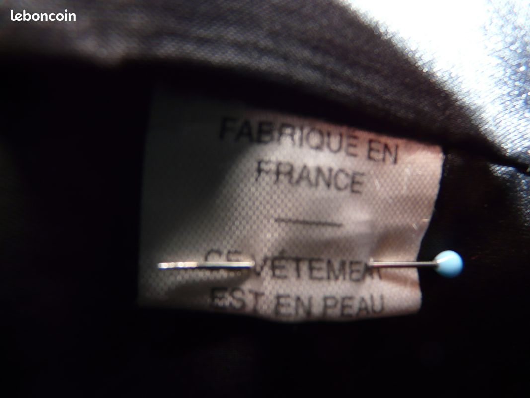 VESTE EN CUIRE VERITABLE « Au RENARD » (image 6)