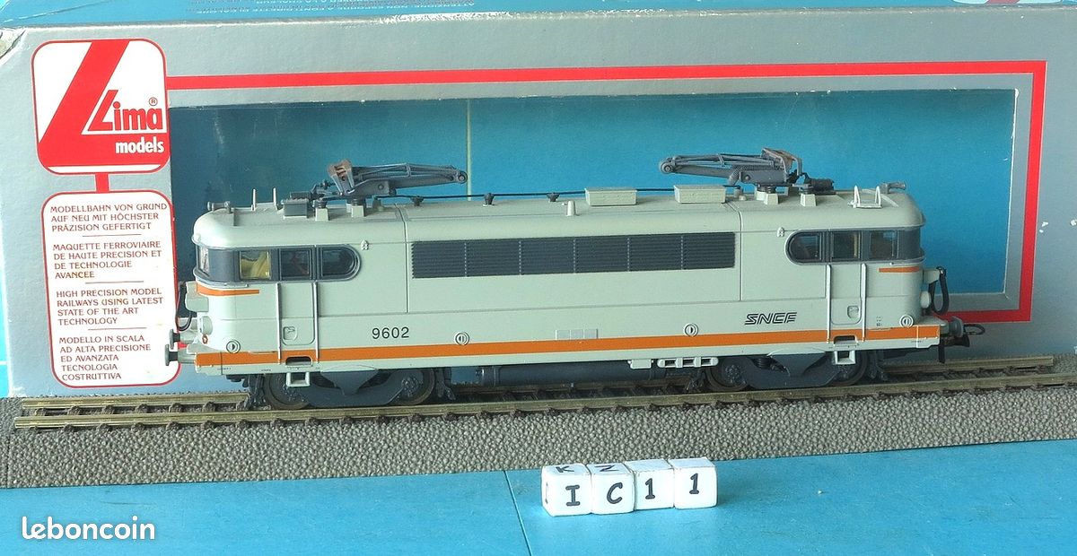 Lima HO - Locomotive électrique BB 8596 SNCF, Modifiée Pour Système 3 Voies (occasion)