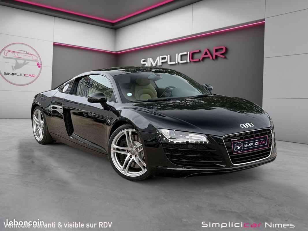 AUDI R8 V8 4.2 FSI QUATTRO 420 R-TRONIC 420Ch - Bang Olufsen - Sièges éléctrique/chauffants - Magnetic Ride - Caméra de Recul - GARANTIE 12 MOIS (image 1)