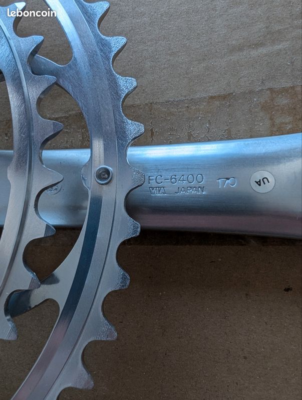 Pédalier Double Shimano FC-6400 Ultegra Tricolor - 52-42, 170 Mm, Occasion