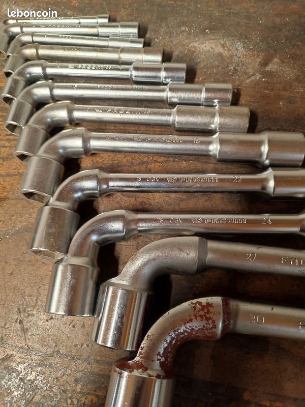 14 Clés à pipes facom de 7 à 32 (image 2)