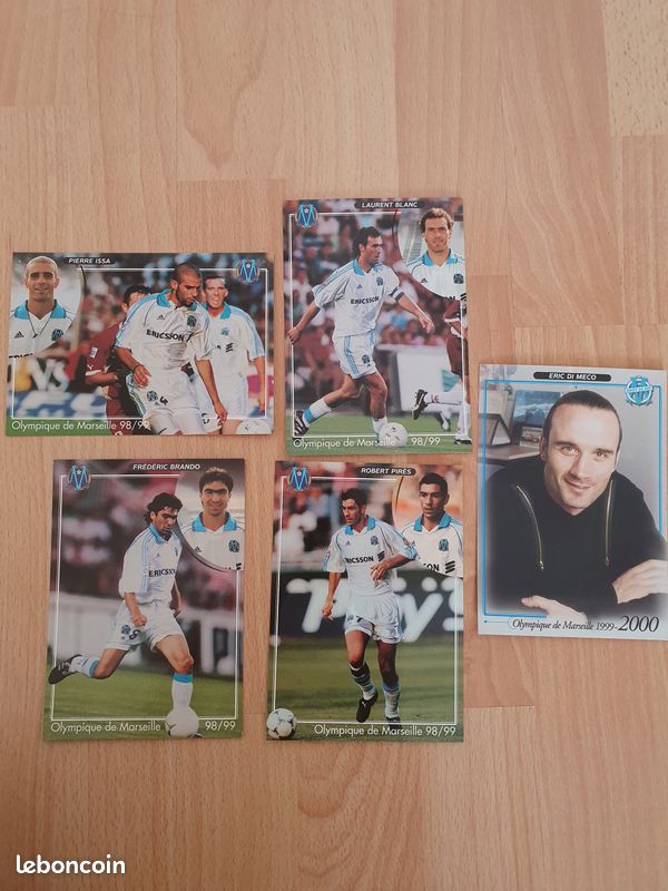 CPM NEUVE - OLYMPIQUE DE MARSEILLE - FOOT 1998-1999 CPM NEUVE - OLYMPIQUE DE MARSEILLE - FOOT 1998-1999