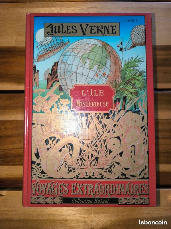 L'île Mystérieuse de Jules Verne Collection Hetzel (image 1)