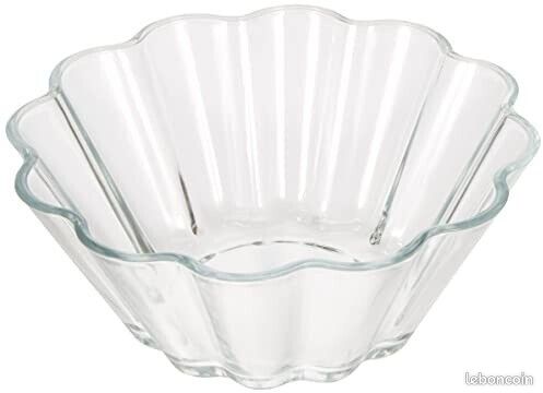 Lot de 2 moules à brioche en verre (image 1)