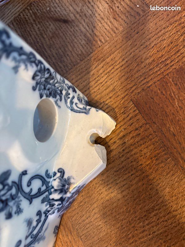 Vasque ancienne porcelaine anglaise PORCHER (image 4)