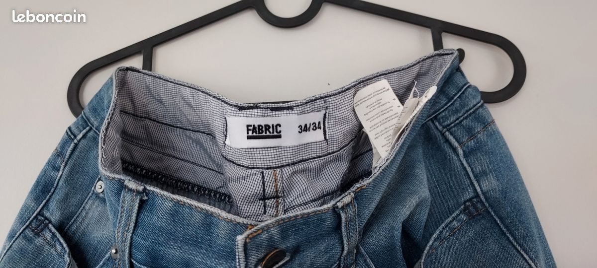 Jean's homme taille W34 L34 bleu ciel Vêtements