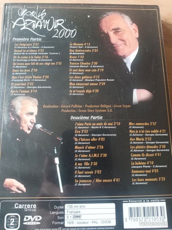 DVD charles aznavour (image 3)