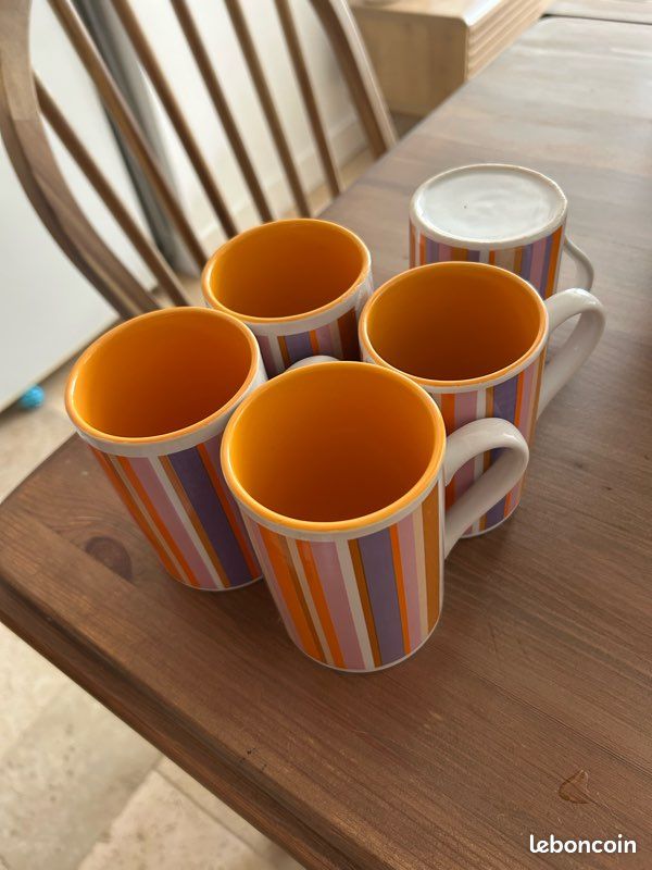 Lot de 5 tasses (image 1)
