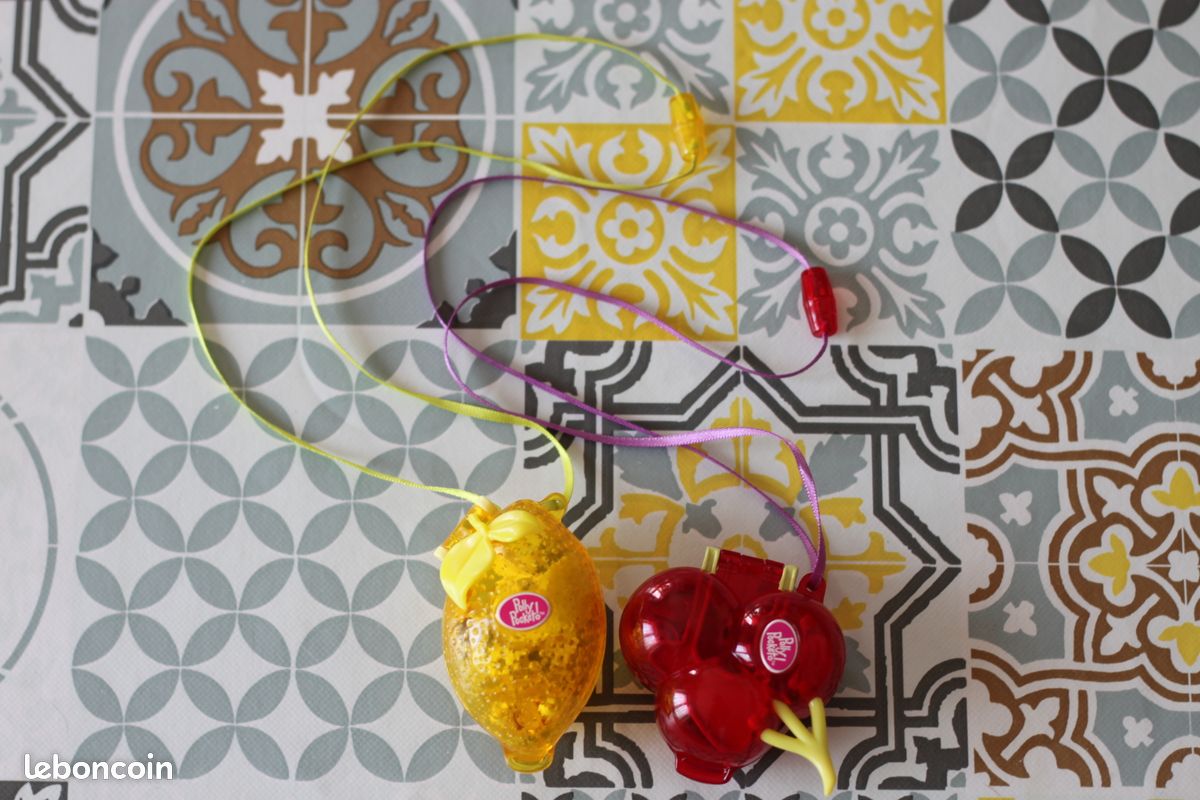 Lot de 2 de Polly Pocket 2000 Pendentif (image 1)