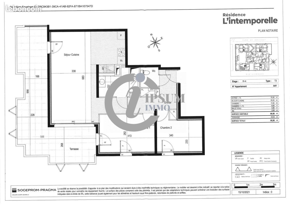 Appartement 3 pièces 67 m² · à Castelnau-le-lez · 67 m² · 1 182 €/mois
