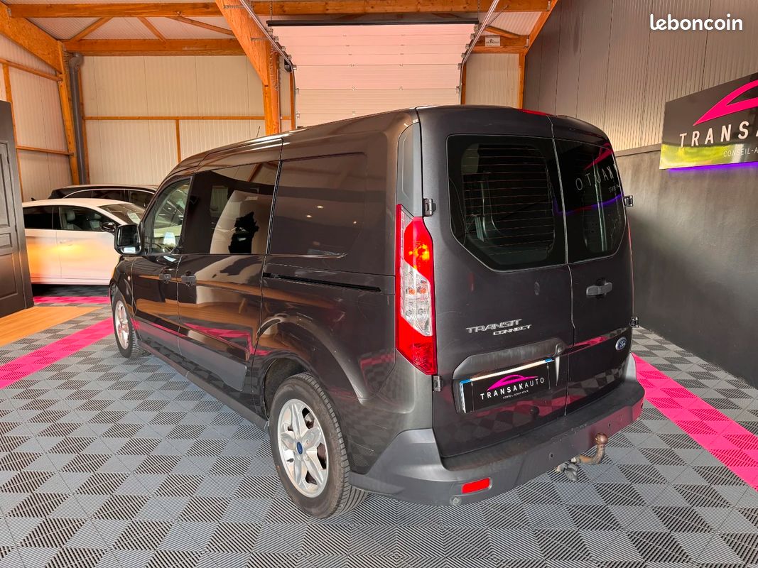 FORD TRANSIT CONNECT CABINE APPROFONDIE 1.5 ECOBLUE 120 S&S BVA8 Trend CAMÉRA DE RECUL / ANDROID AUTO / ATTELAGE / ENTRETIEN COMPLET (image 7)