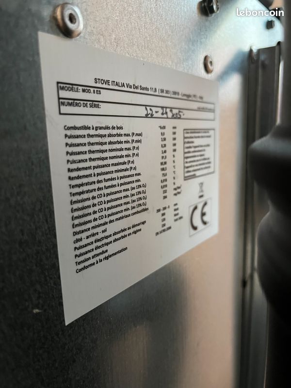 Poele à granulés Stove Italia MOD 8 ES (image 3)