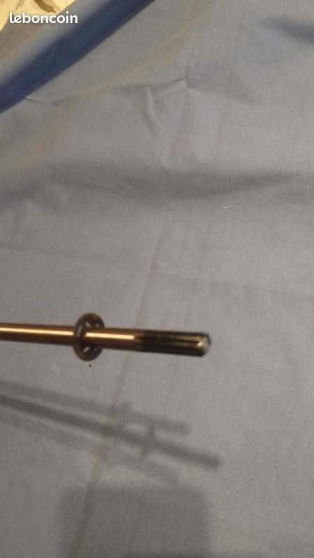 Axe tige transmission 0.76 cm acier trempé , diamètre tige 8 mm ,9 cannelure et carré 5 mmpour débroussailleuse multi-outil SCHEPPACH ou autres (image 10)