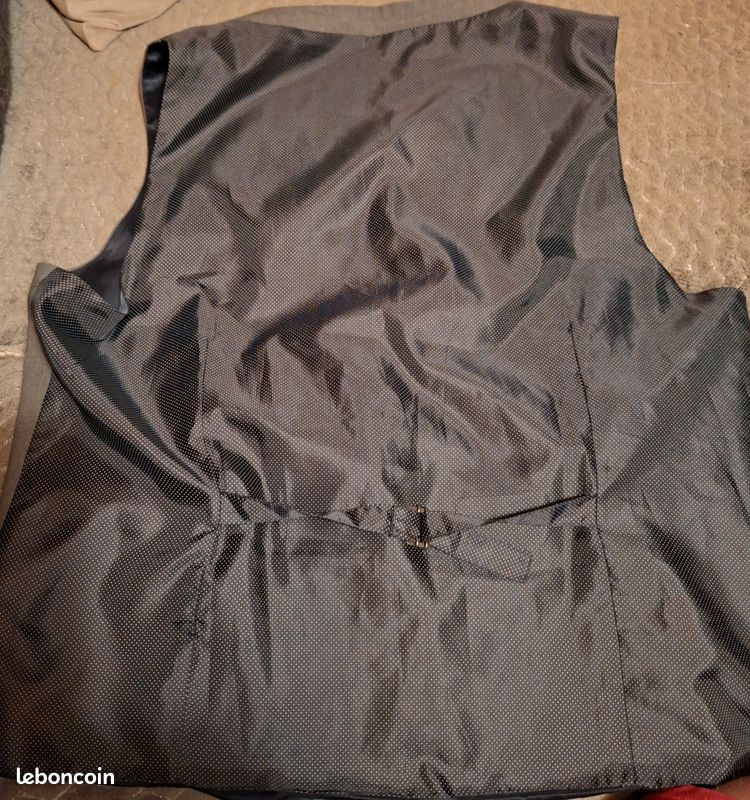 Gilet de costume DEVRED Homme collectin Paulo OLIVEIRA Gris Taille L (image 2)