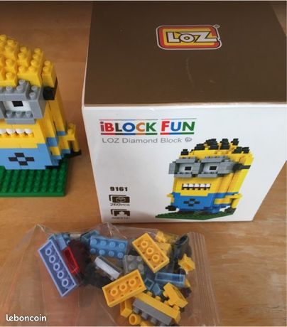 Iblock FUN LOZ block lego minion n° 9161 pièces détachées Jeux