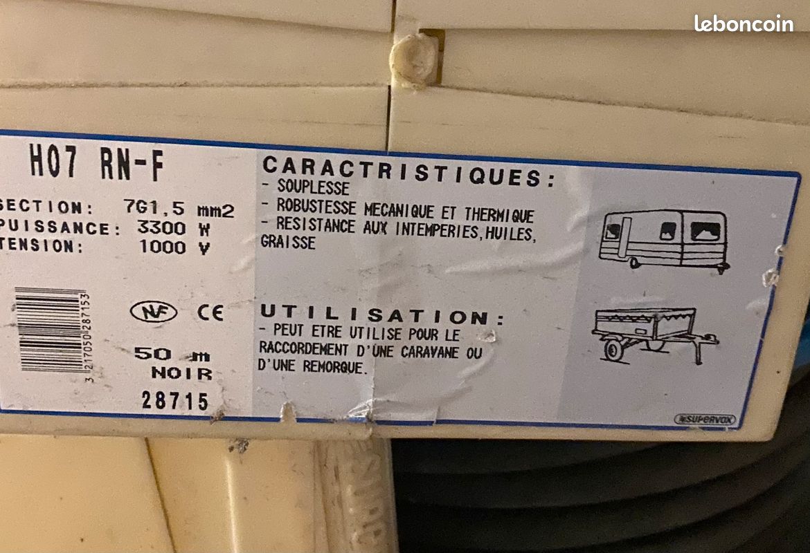 Câble électrique 7 X 1.5mm² (image 2)