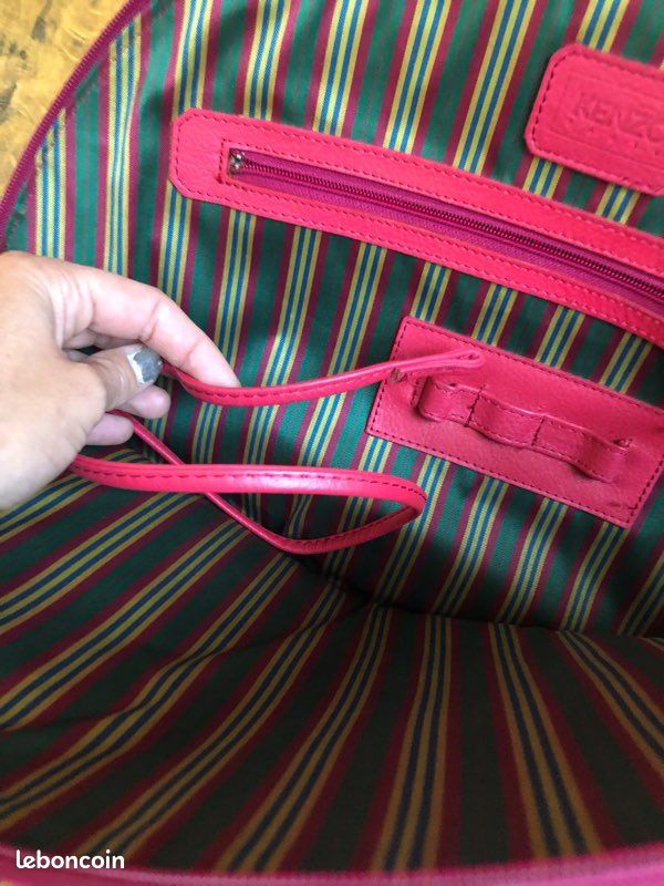 Sac en cuir Kenzo vintage (image 5)