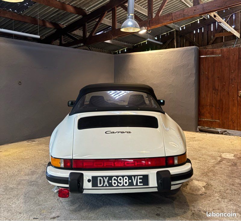 Porsche 911 Carrera 3.2 Cabriolet – 1986 – Entièrement d'origine - Peinture d’origine - Matching Numbers - (image 5)