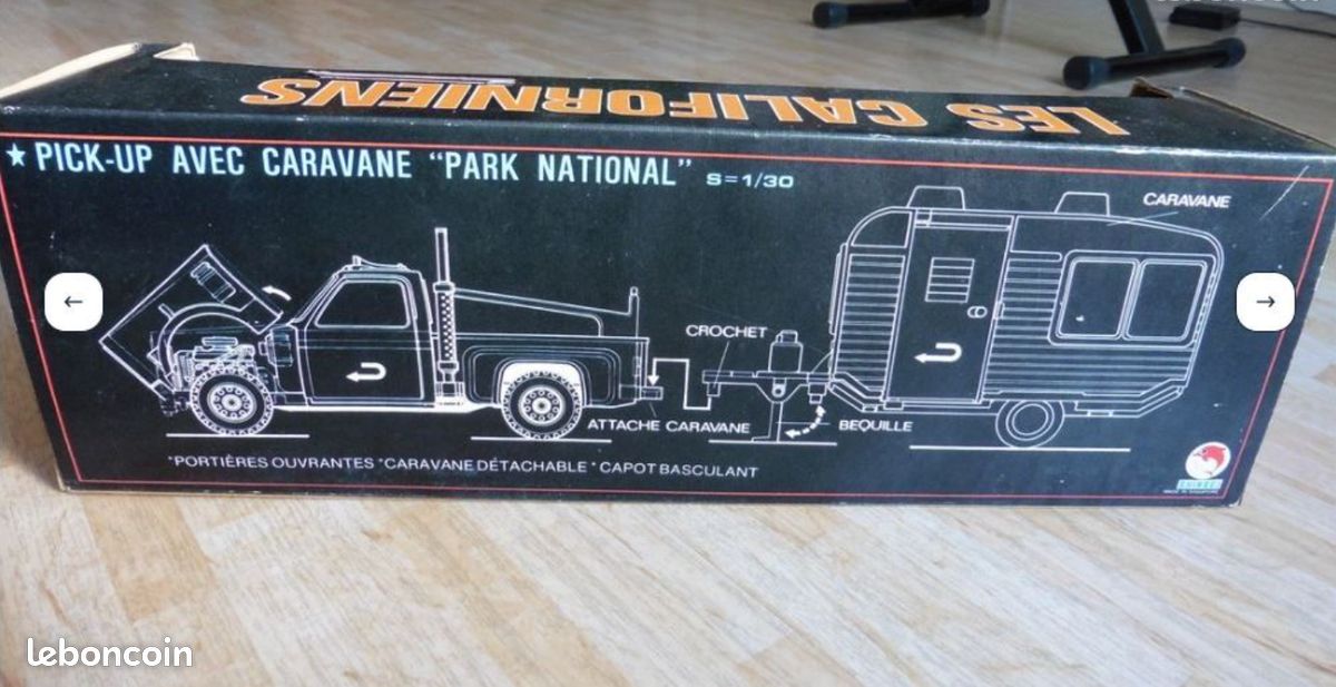 Pick-up CHEVROLET caravane 1/30 SHINSEI (image 7)