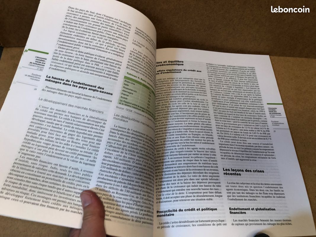 Livre L'économie mondiale: trente ans de turbulences cahiers français n° 357 (image 2)