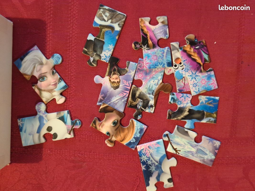 Domino / puzzle / cubes reine des neiges (image 4)