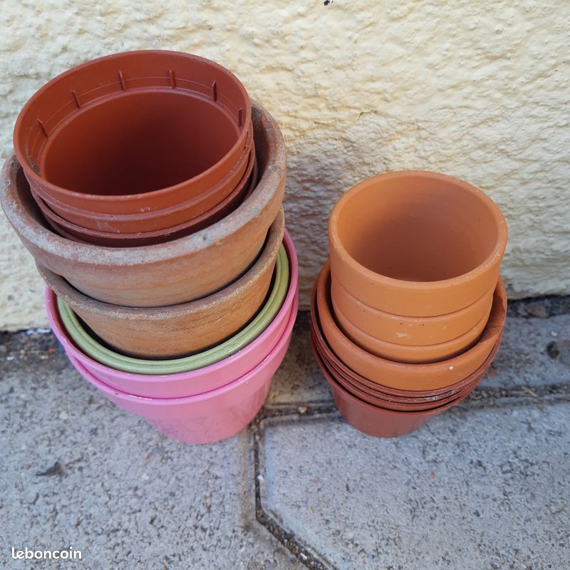 Lot petit pot et lot de pot non percé (image 6)