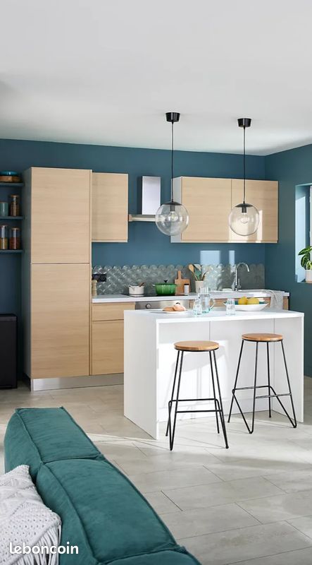 NEUVE Cuisine complète avec électroménager montée All In Carla imitation chêne L. 285 cm (image 3)