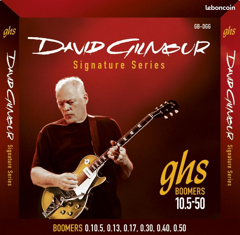 Jeu de cordes guitare électrique GHS Signature David Gilmour DGg – Rouge 10.5-50 (image 1)