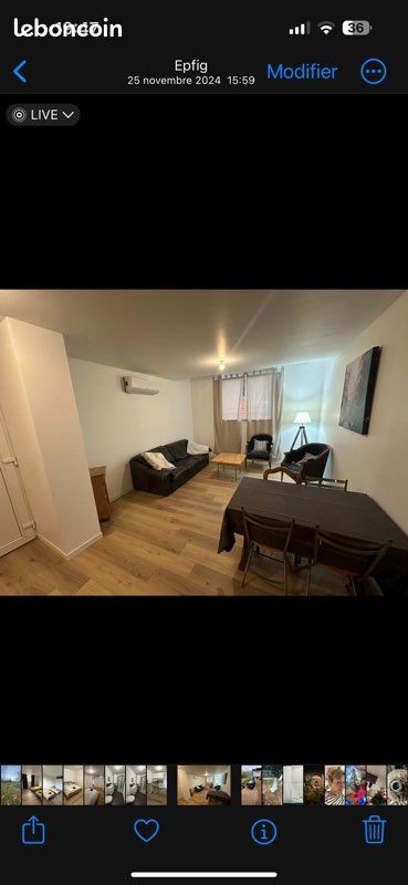 Appartement 3 pièces 60 m² · à Epfig · 60 m² · 650 €/mois