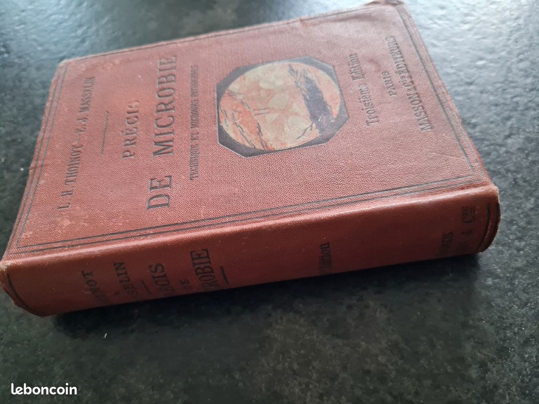 Livre ancien "Précis de Microbie" 1896 (image 2)