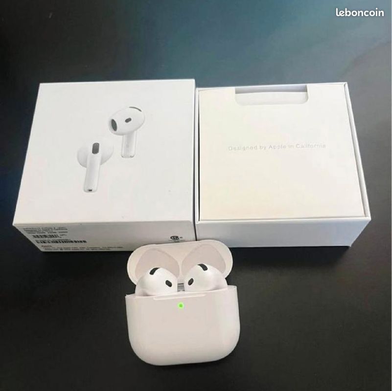AirPods 3 avec boîtier de charge Lightning état neuf (image 3)
