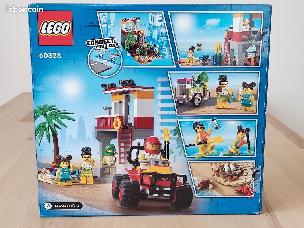 Magnifique Lego Le poste de secours sur la plage - 60328 - Neuf & Scellé (image 6)