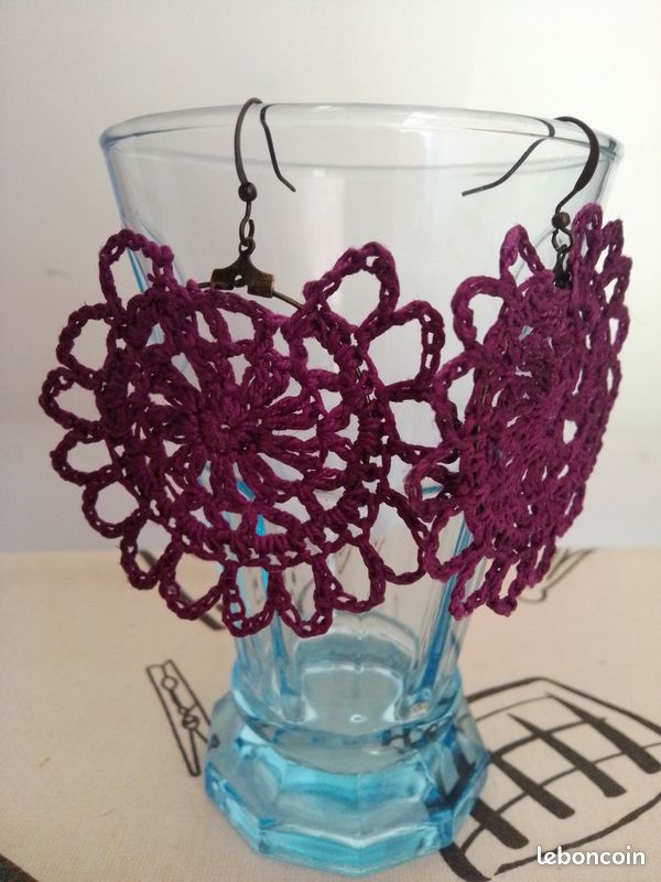 Boucles d'oreilles fait main (image 4)