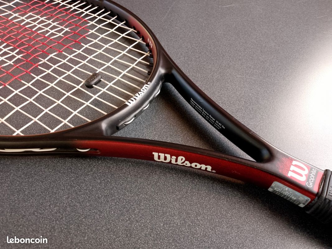 Raquette Wilson Graphite Aggressor 95″ Tête 4 1/2 L4 – Bon état