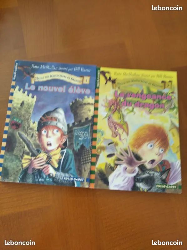 Kate McMullan : 2 livres de l'école des massacreurs de dragons (dès 8 ans) (image 1)