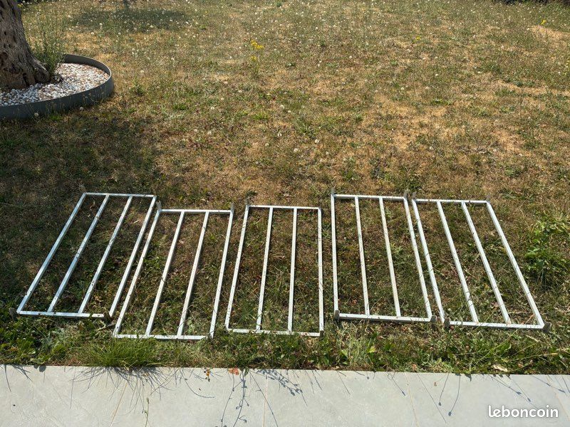 5 grilles de défense / cadres clôture barreaudée, 95,4 cm x 49,7 (image 2)